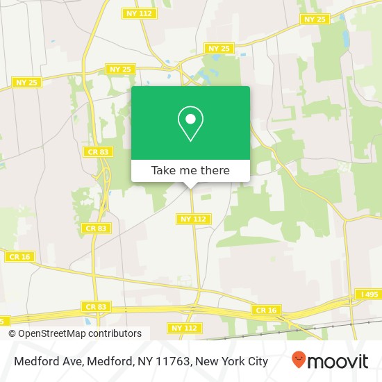 Medford Ave, Medford, NY 11763 map
