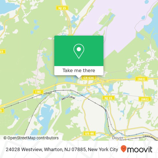 Mapa de 24028 Westview, Wharton, NJ 07885
