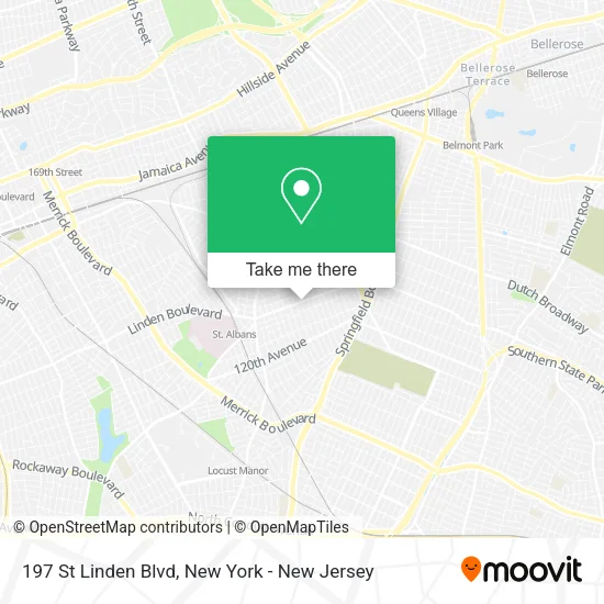 197 St Linden Blvd map