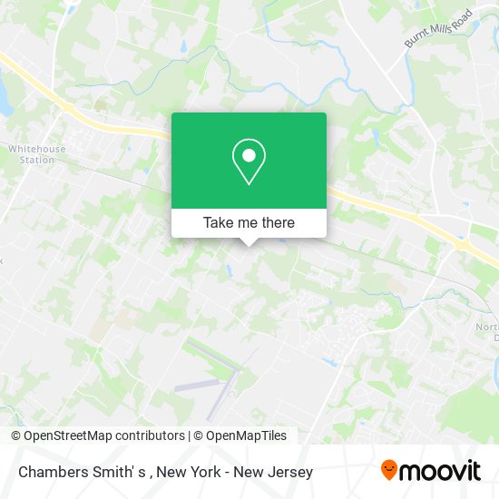 Mapa de Chambers Smith' s , Whitehouse Station, NJ 08889