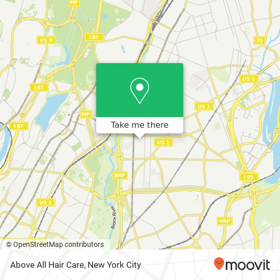 Above All Hair Care map