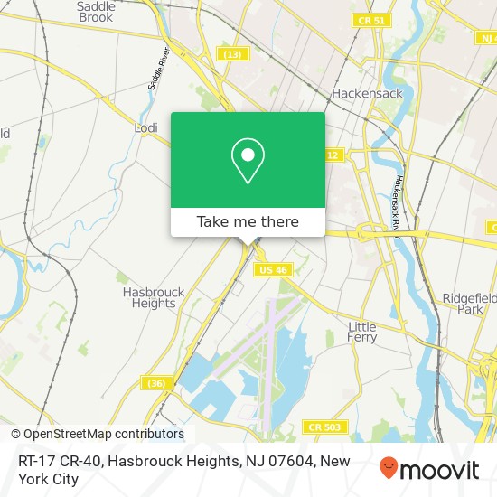 RT-17 CR-40, Hasbrouck Heights, NJ 07604 map