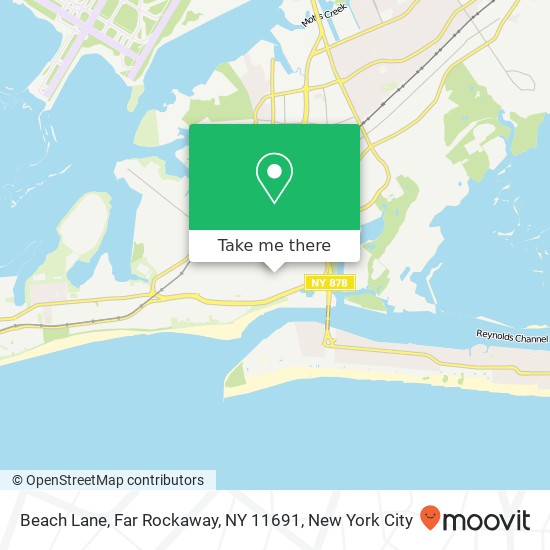 Beach Lane, Far Rockaway, NY 11691 map