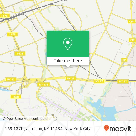 Mapa de 169 137th, Jamaica, NY 11434