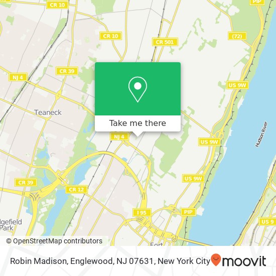 Robin Madison, Englewood, NJ 07631 map