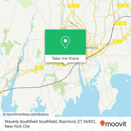 Waverly Southfield Southfield, Stamford, CT 06902 map
