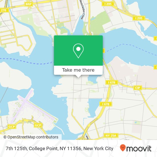 Mapa de 7th 125th, College Point, NY 11356