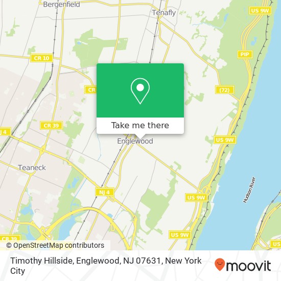 Timothy Hillside, Englewood, NJ 07631 map