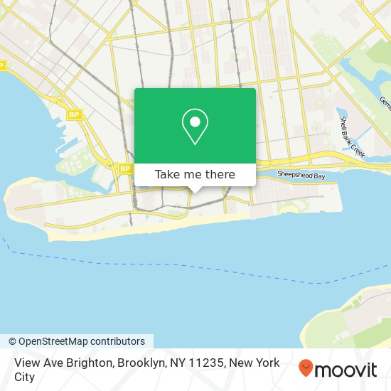 View Ave Brighton, Brooklyn, NY 11235 map