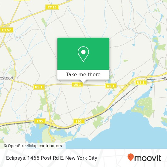 Eclipsys, 1465 Post Rd E map