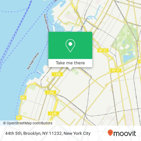 44th 5th, Brooklyn, NY 11232 map