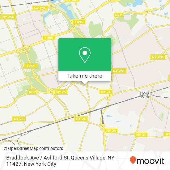 Braddock Ave / Ashford St, Queens Village, NY 11427 map