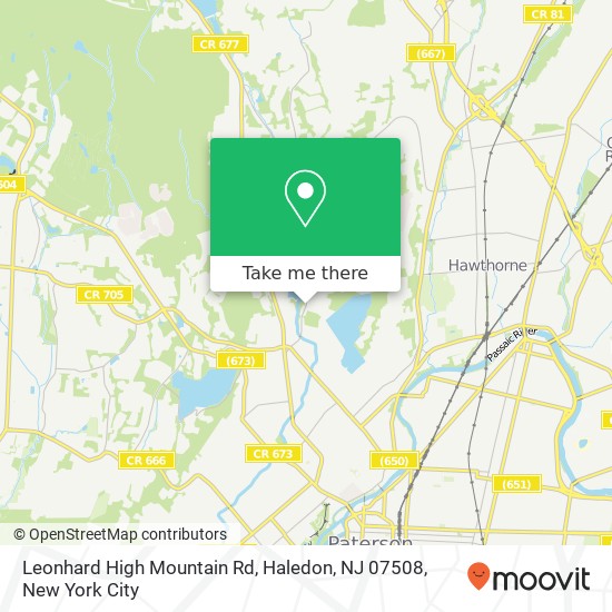 Leonhard High Mountain Rd, Haledon, NJ 07508 map