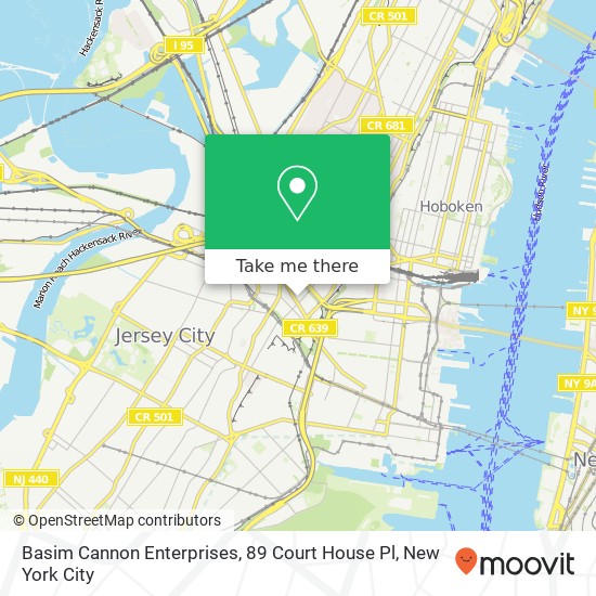 Mapa de Basim Cannon Enterprises, 89 Court House Pl