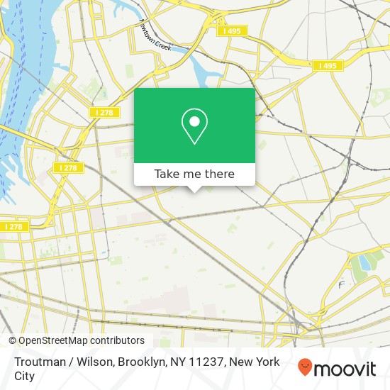 Troutman / Wilson, Brooklyn, NY 11237 map