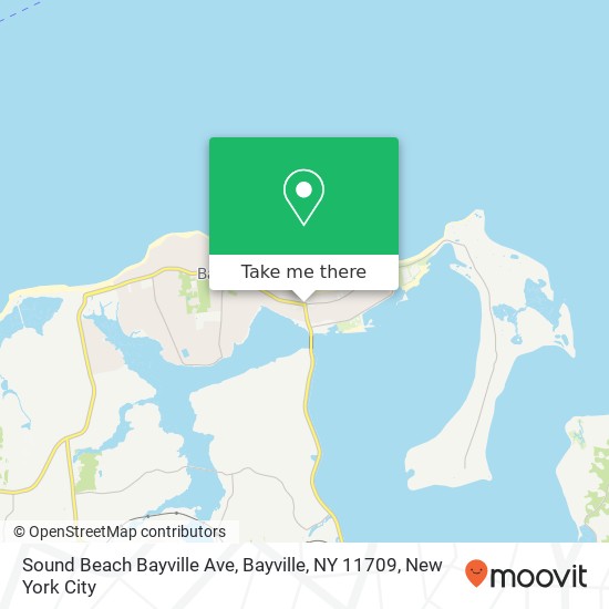 Mapa de Sound Beach Bayville Ave, Bayville, NY 11709