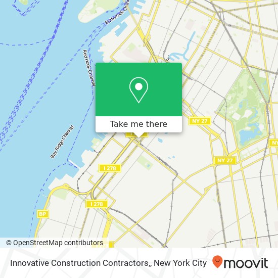 Innovative Construction Contractors, map