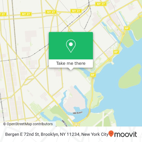 Bergen E 72nd St, Brooklyn, NY 11234 map