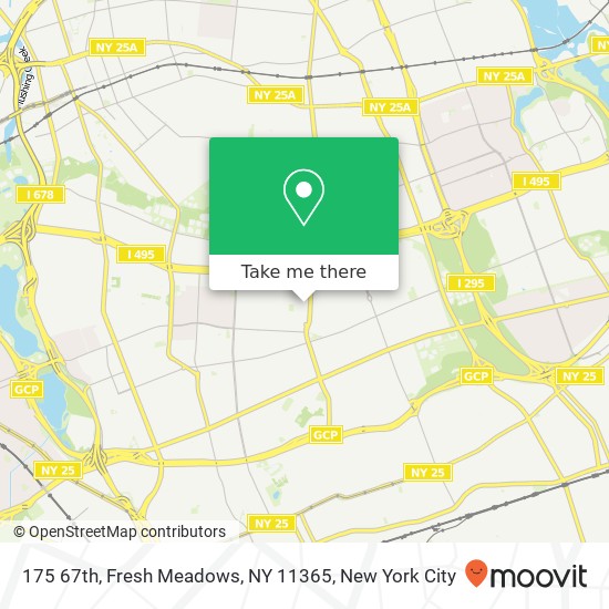 175 67th, Fresh Meadows, NY 11365 map