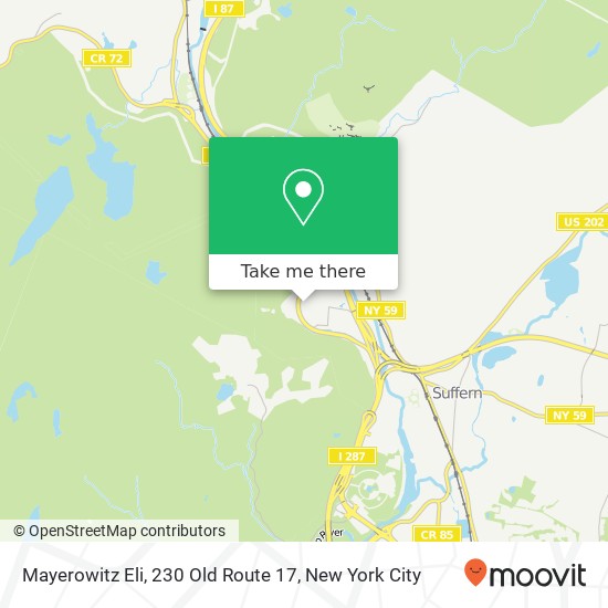 Mayerowitz Eli, 230 Old Route 17 map