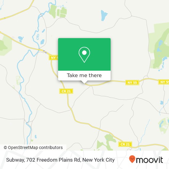 Subway, 702 Freedom Plains Rd map