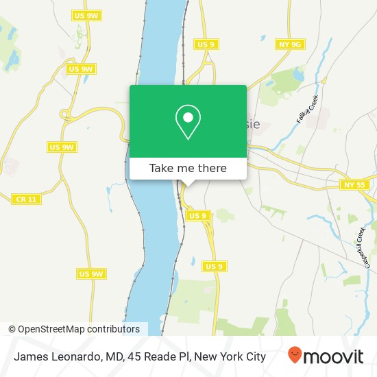 Mapa de James Leonardo, MD, 45 Reade Pl
