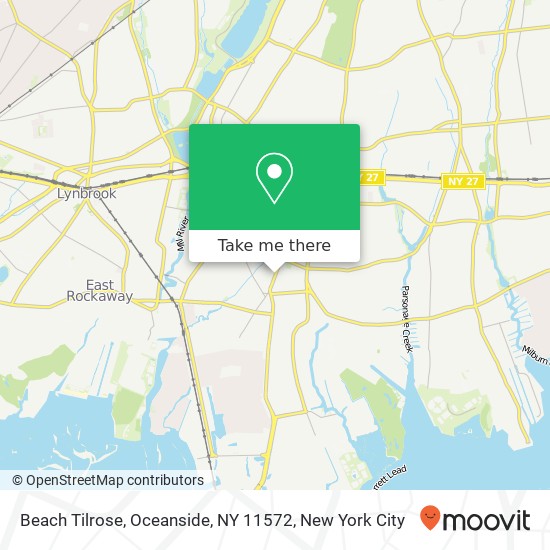 Beach Tilrose, Oceanside, NY 11572 map