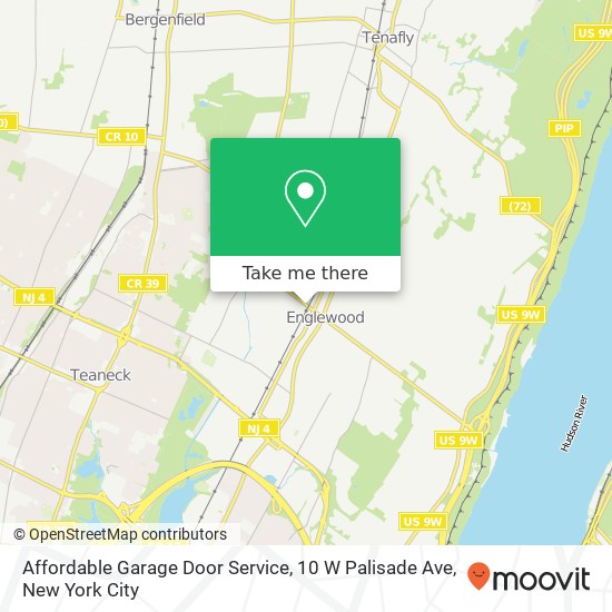 Affordable Garage Door Service, 10 W Palisade Ave map