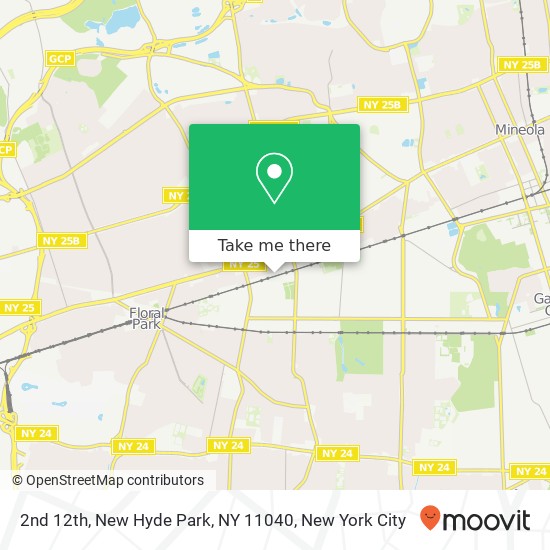2nd 12th, New Hyde Park, NY 11040 map
