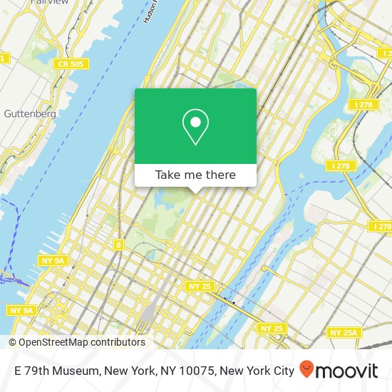 E 79th Museum, New York, NY 10075 map