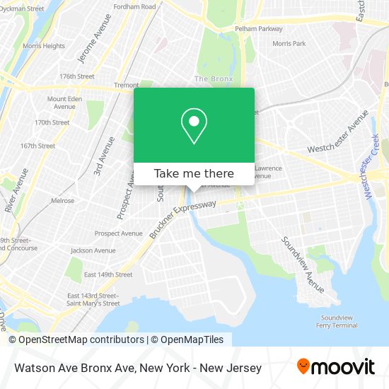 Watson Ave Bronx Ave map