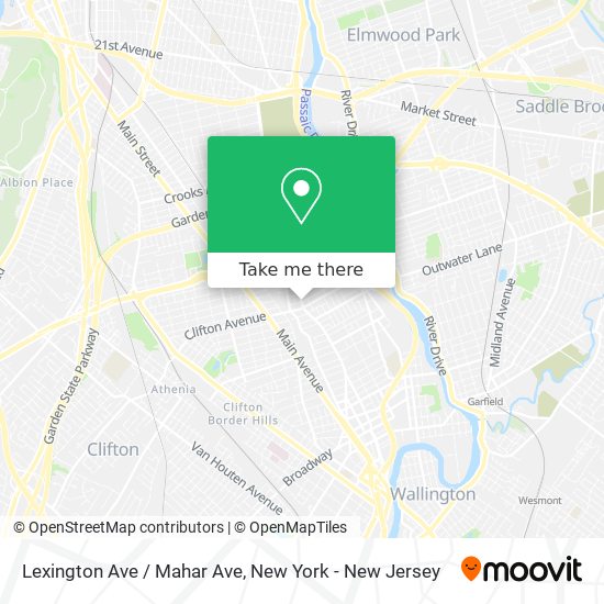 Mapa de Lexington Ave / Mahar Ave