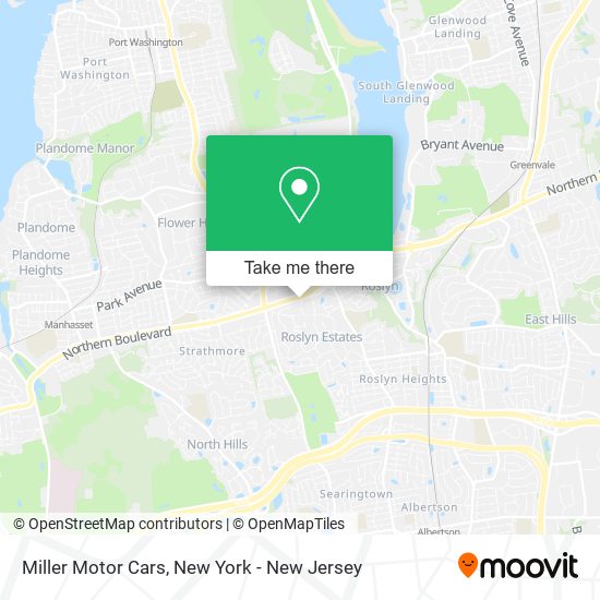 Miller Motor Cars map