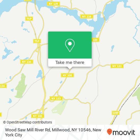 Mapa de Wood Saw Mill River Rd, Millwood, NY 10546