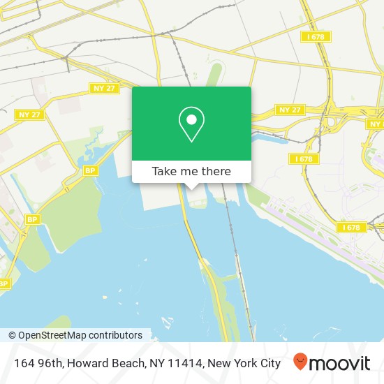 Mapa de 164 96th, Howard Beach, NY 11414