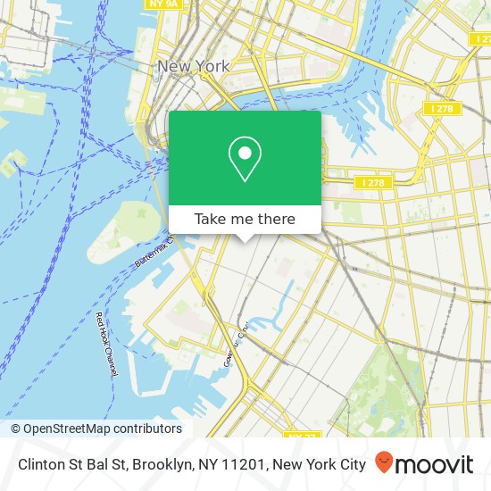 Clinton St Bal St, Brooklyn, NY 11201 map