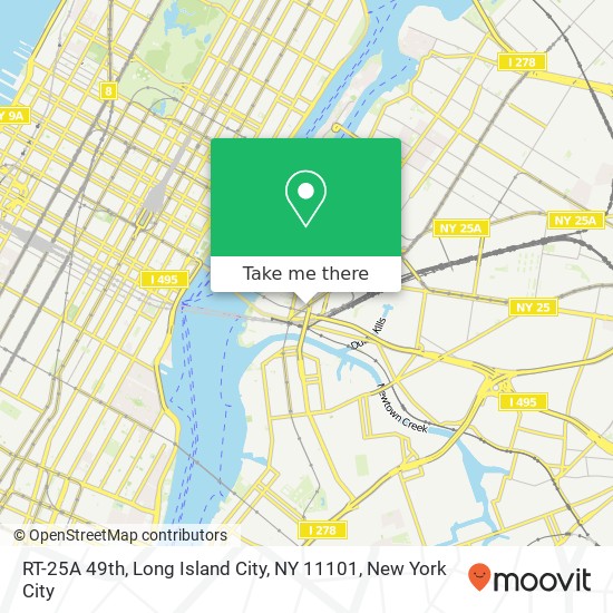 Mapa de RT-25A 49th, Long Island City, NY 11101