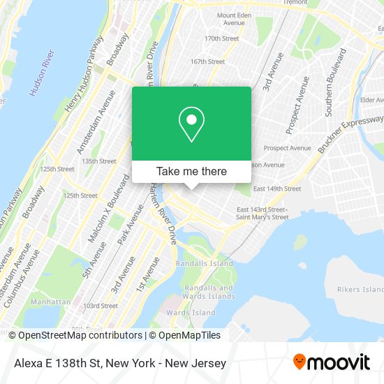 Alexa E 138th St map