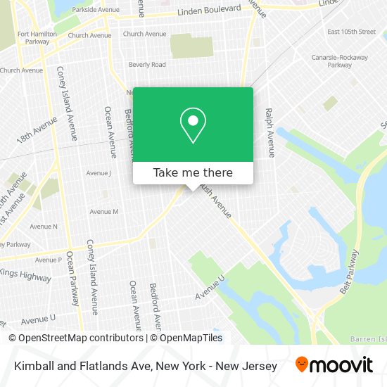 Mapa de Kimball and Flatlands Ave