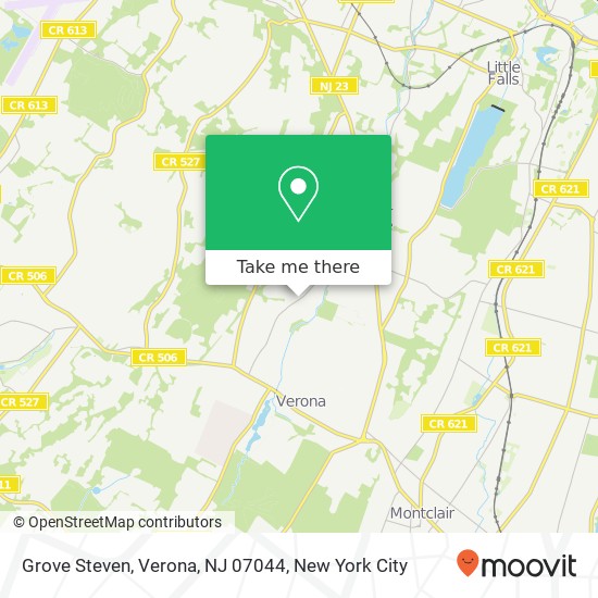 Grove Steven, Verona, NJ 07044 map