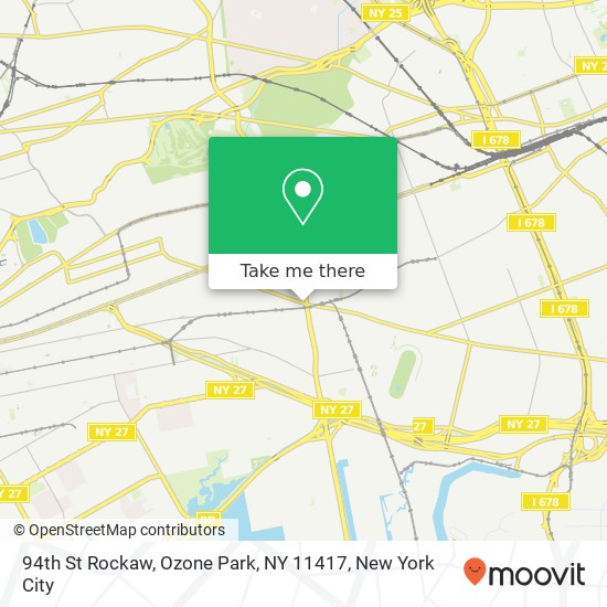 94th St Rockaw, Ozone Park, NY 11417 map