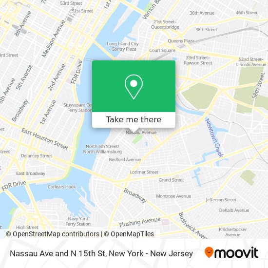 Mapa de Nassau Ave and N 15th St