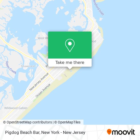 Mapa de Pigdog Beach Bar