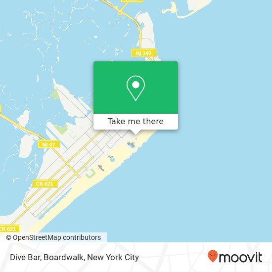 Dive Bar, Boardwalk map