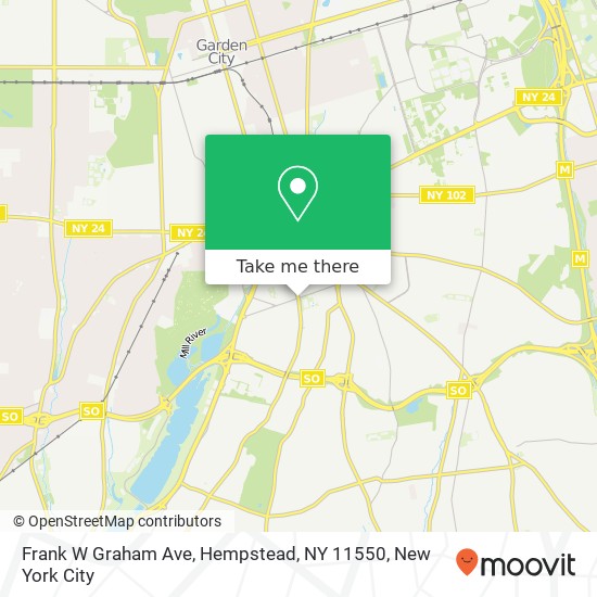 Frank W Graham Ave, Hempstead, NY 11550 map