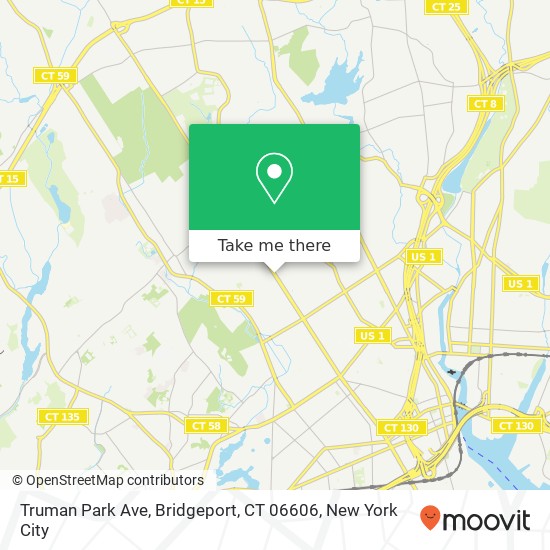 Truman Park Ave, Bridgeport, CT 06606 map