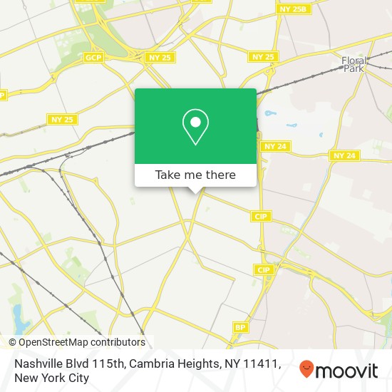 Nashville Blvd 115th, Cambria Heights, NY 11411 map