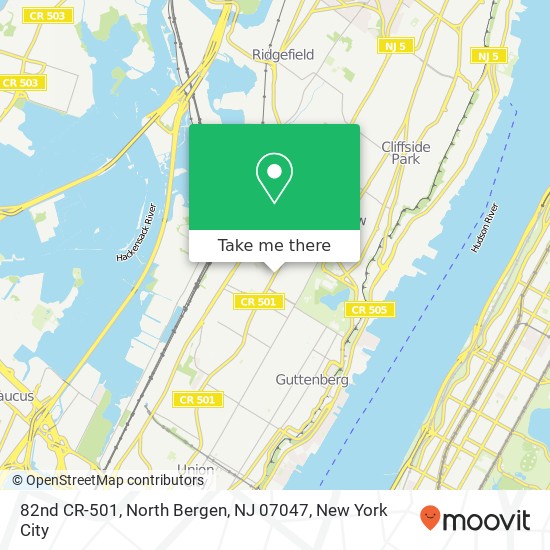82nd CR-501, North Bergen, NJ 07047 map