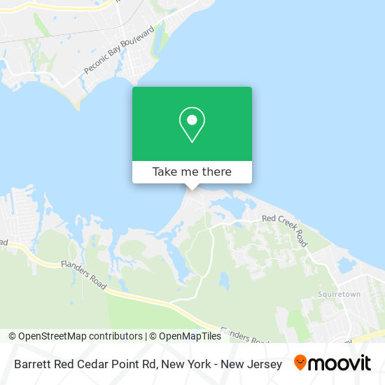 Mapa de Barrett Red Cedar Point Rd