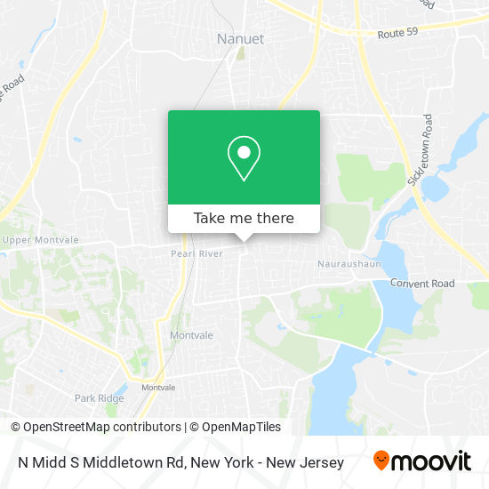 N Midd S Middletown Rd map